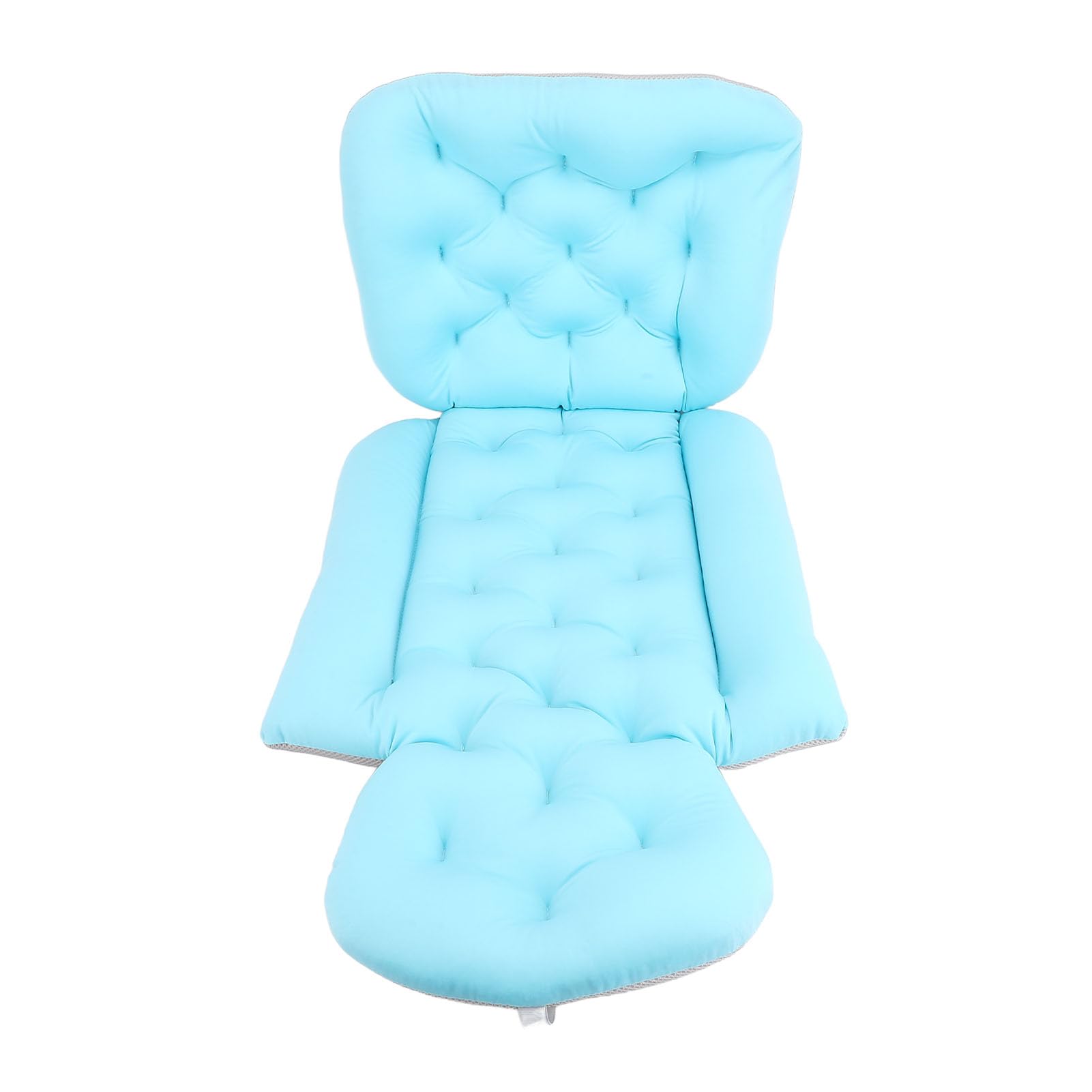 Almohada de Baño de Cuerpo Completo, Cojín Suave para Bañera con Soporte para el Cuello para una Experiencia de Baño Cómoda, Azul