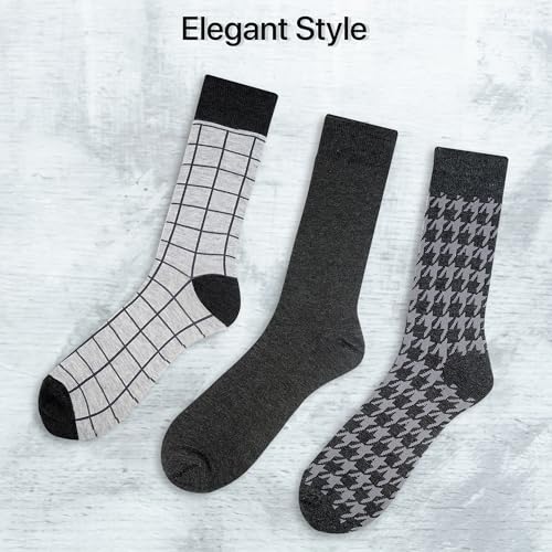 Men's Dress Socks - Patterned Socks - Fun Crew Socks + Argyle, Colorful, Funky Socks.3