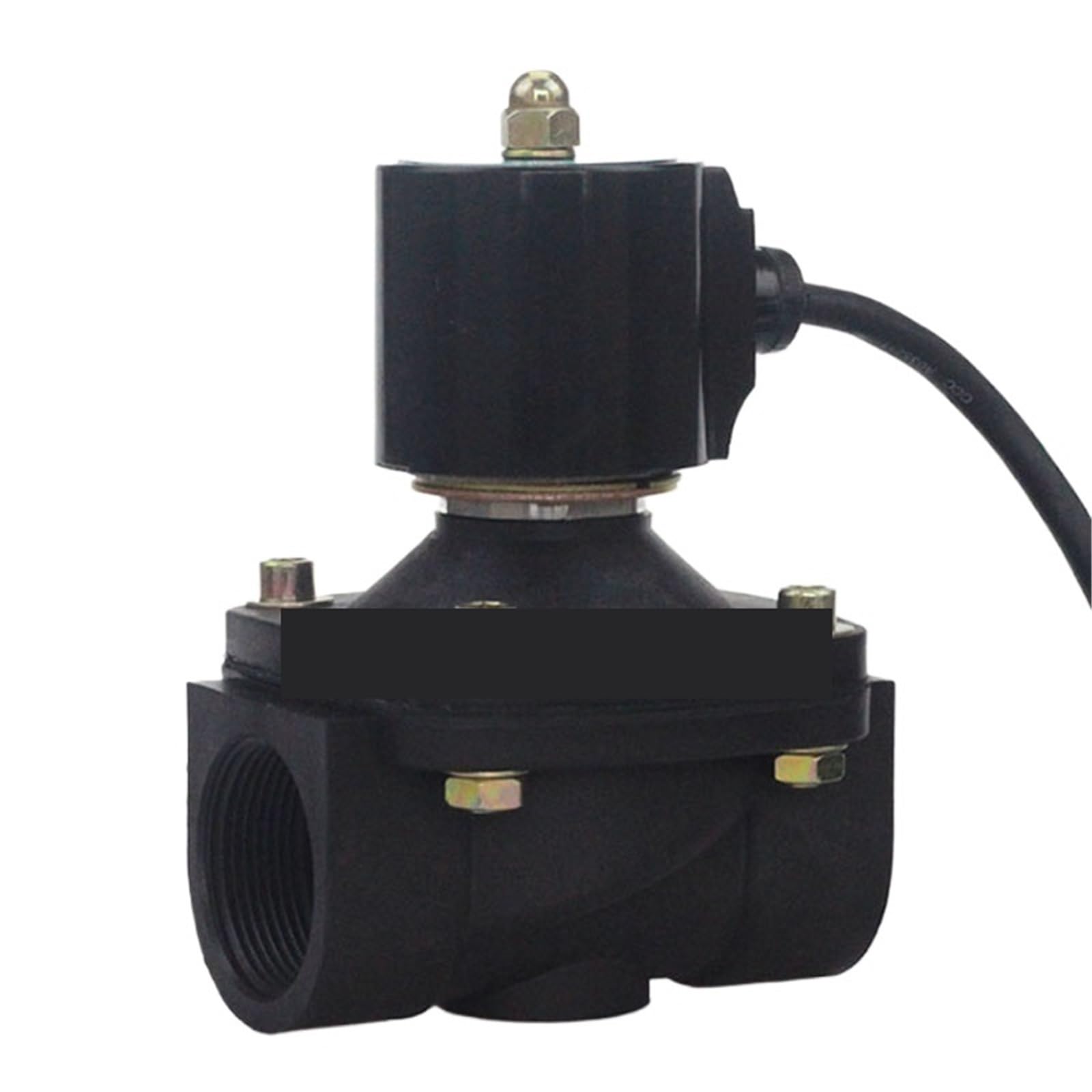 Coasddrld 1 2 Way Plastic Solenoid Valve Inch -/4" Normally Close(1",Dc12v)