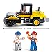 Sluban Vehicle Blocks Engineering Bricks Toy – Single Steel-Wheeled Street Roller