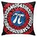 WH-CLA Pillowcase Pi Geek Math Nerd Literie 45X45 Cm Taies d'oreiller Cadeau d'anniversaire Voiture Chambre Chaise Canapé Coloré Intérieur Moderne Housse De Coussin Unique Taies D'Oreill