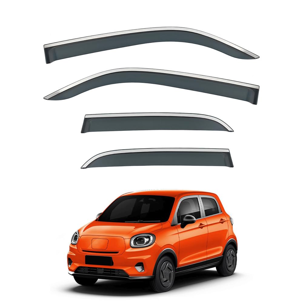 Qoemrhelt Normal 4Pc Set In-Channel Wind Deflectors, For Leapmotor T03 2020-2026 Window Visors Rain Guards Vent Visors Rain & Sun Protection,Car Accessories