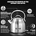 KitchenAid KEK1222SX Electric Kettle + KMT4115SX 4 Slice Toaster - Stainless Steel