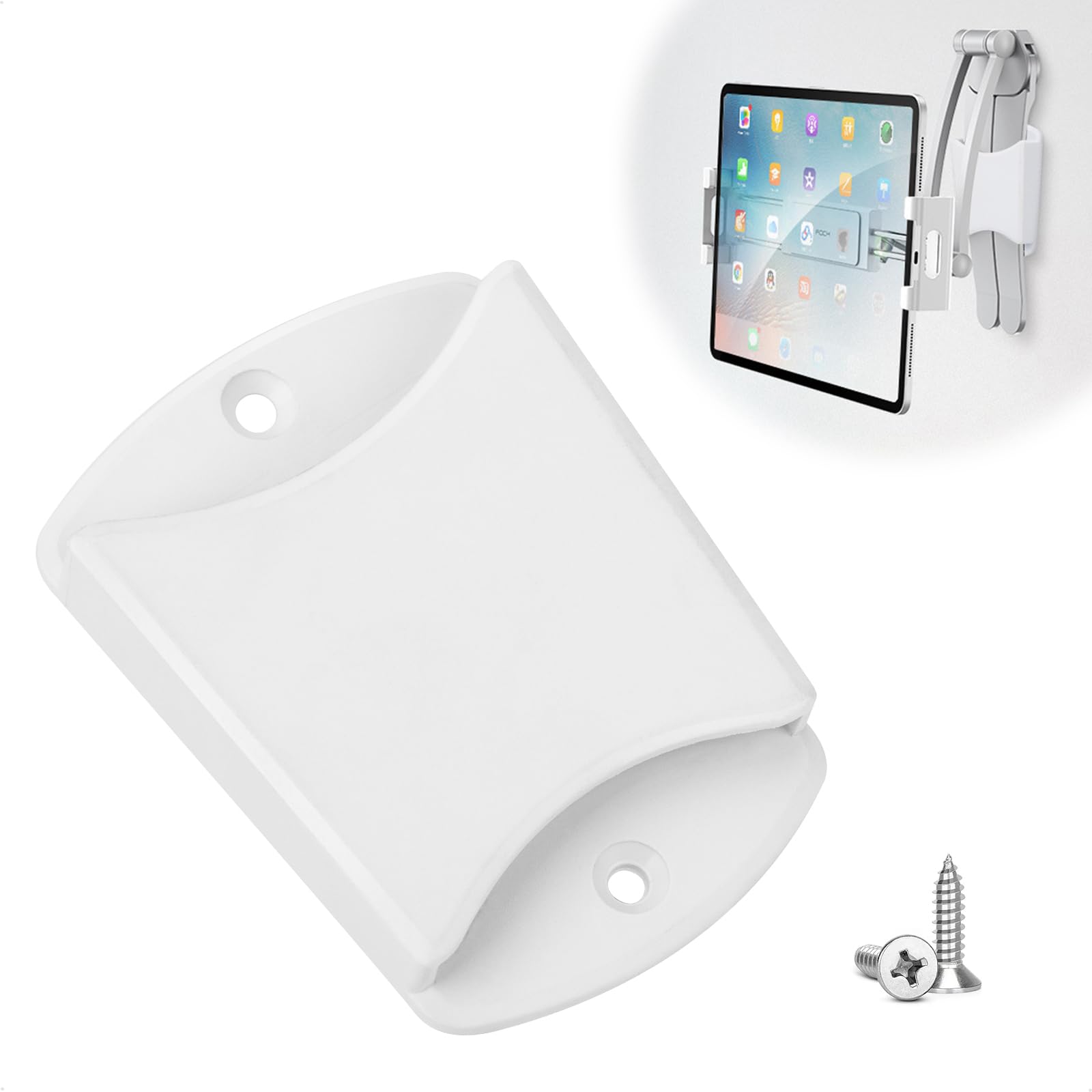 AYADA Dedicated Wall Mount Bracket for Tablet Stand White