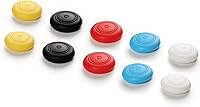 Vista 1 de Hosanwell Thumb Grip Set Joystick Caps Compatible with Steam DeckNintendo SwitchOLEDLite, RedBlueBlackWhiteYellow, 5 Pairs