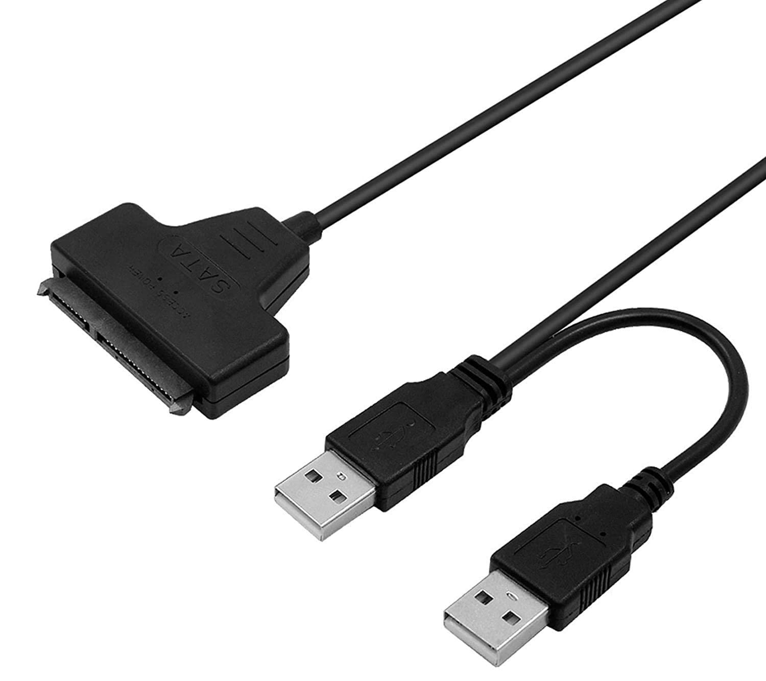 UNIQKART USB 2.0 to 2.5" Laptop SATA 22P Hard Drive HDD Adapter Cable Converter - Also Reads 2.5 inch S-ata SSD Drives Through USB 2.0 (B0CCY55DF9) Amazon Price History, Amazon Price Tracker