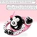 CutiePlusU Adult Sized Pacifier Dummy for Adult DIY Handmade - Black Bunny