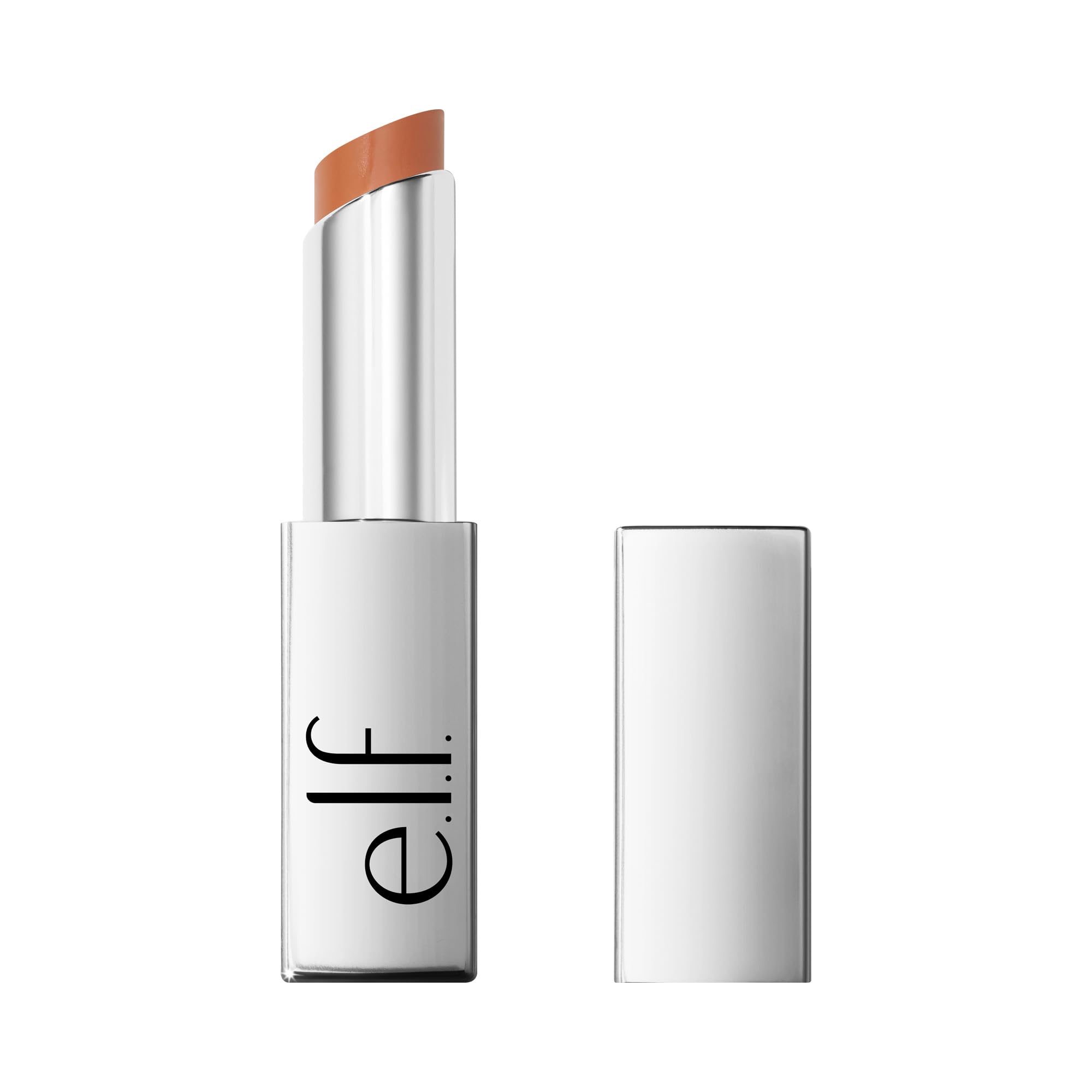 e.l.f. Glow Reviver Slipstick, getönter Lippenöl-Stick, nicht klebend und feuchtigkeitsspendend für ein sanft glänzendes Finish, vegan und tierversuchsfrei, Cara-melt