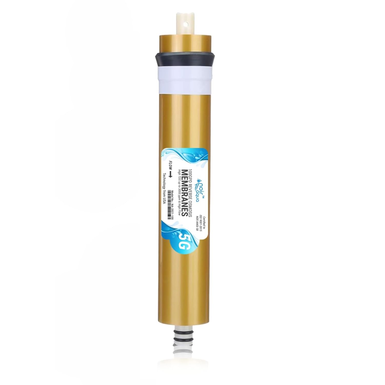 Noir Aqua RO Membrane 100 GPD, Works upto 3000 TDS, High Graded Sheets suitable for all kind of RO Water Purifier Filters. Longer Life & Stable Flow-image-37