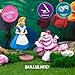 Bullyland 11400 Toy Figure, Walt Disney Alice in Wonderland, Approx. 10.4 cm, Ideal as a Cake Topper, Detailed, PVC-Free, Great Gift for Children’s Imaginative Play