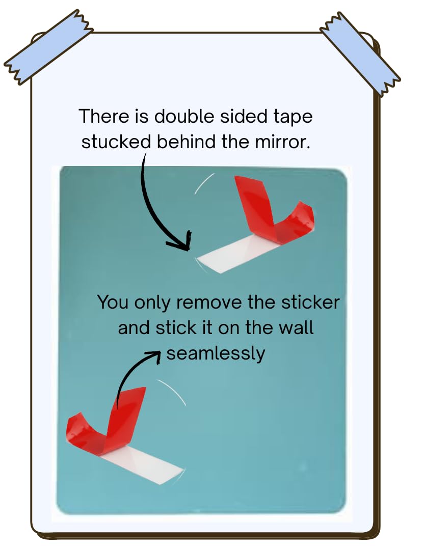 RUKAN Self-Adhesive Mirror - No Drill -5