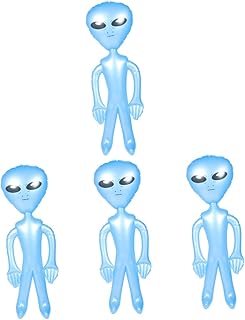 SAFIGLE Alien Inflates 4pcs inflatable alien blue alien inflatable Alien Inflatable alien inflate figures kids costumes