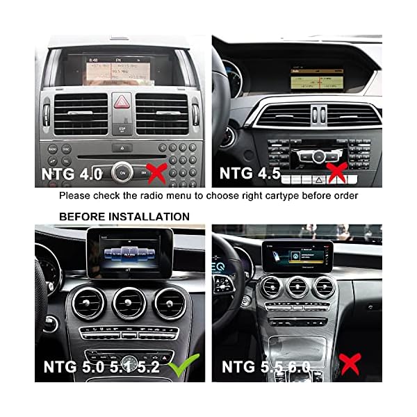 Android 12.3inch HD1920 Screen Upgrade Display Monitor 4G LTE Multimedia Player GPS Navigation for Mercedes Benz C GLC Class (2014-2018) W205 NTG5 - Image 5