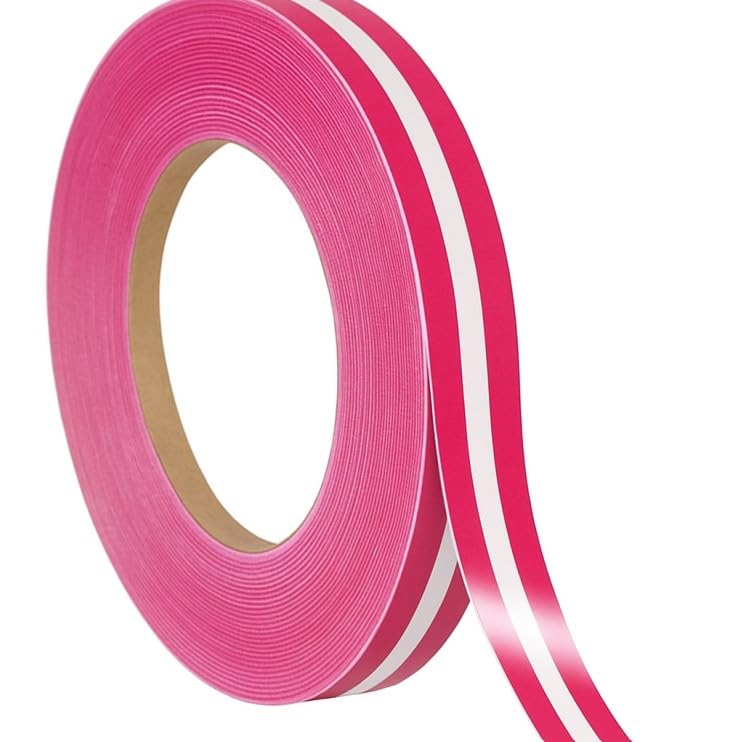 Image of Roll Vinyl Pinstriping Solid Line Tape Racing Stripes Decal Sticker Auto Pinstripe Tape,Automotive Pinstriping Tape,Vinyl Pinstripe Tape 32 ft,Motorcycle Pinstripe (Pink 1 /2)