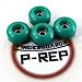 P-REP Fingerboard CNC Lathed Bearing Wheels - Green