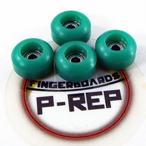 P-REP Fingerboard CNC Lathed Bearing Wheels - Green