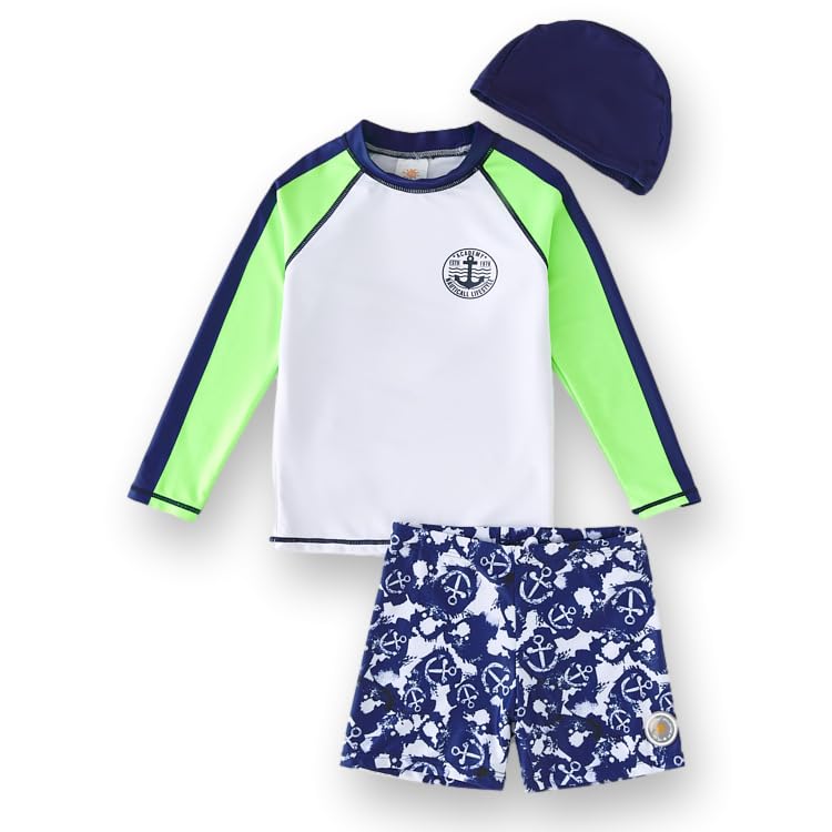 FEMININOBoys swimsuites for babies/children, long sleeves, rash guard, surf suit