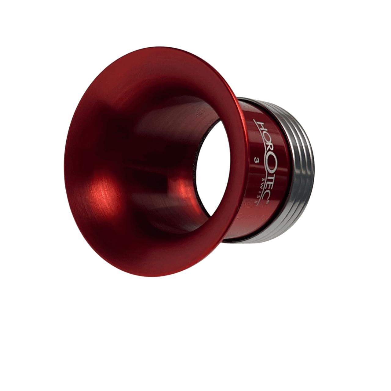MSA00.033-3 czerwona anodowana lupa, okulary zegarmistrzowskie 3,5 x, aluminium, soczewka 25 mm, precyzyjna lupa