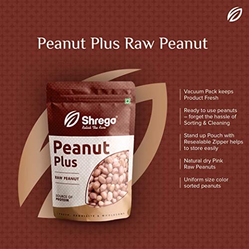 Image of Shrego Peanut Plus Raw Peanuts 360G (2X180G Vacuum Packed)