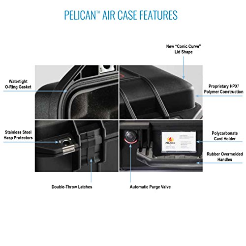 Maleta Pelican Air 1605 con Divisores Acolchados Negra miniatura 4