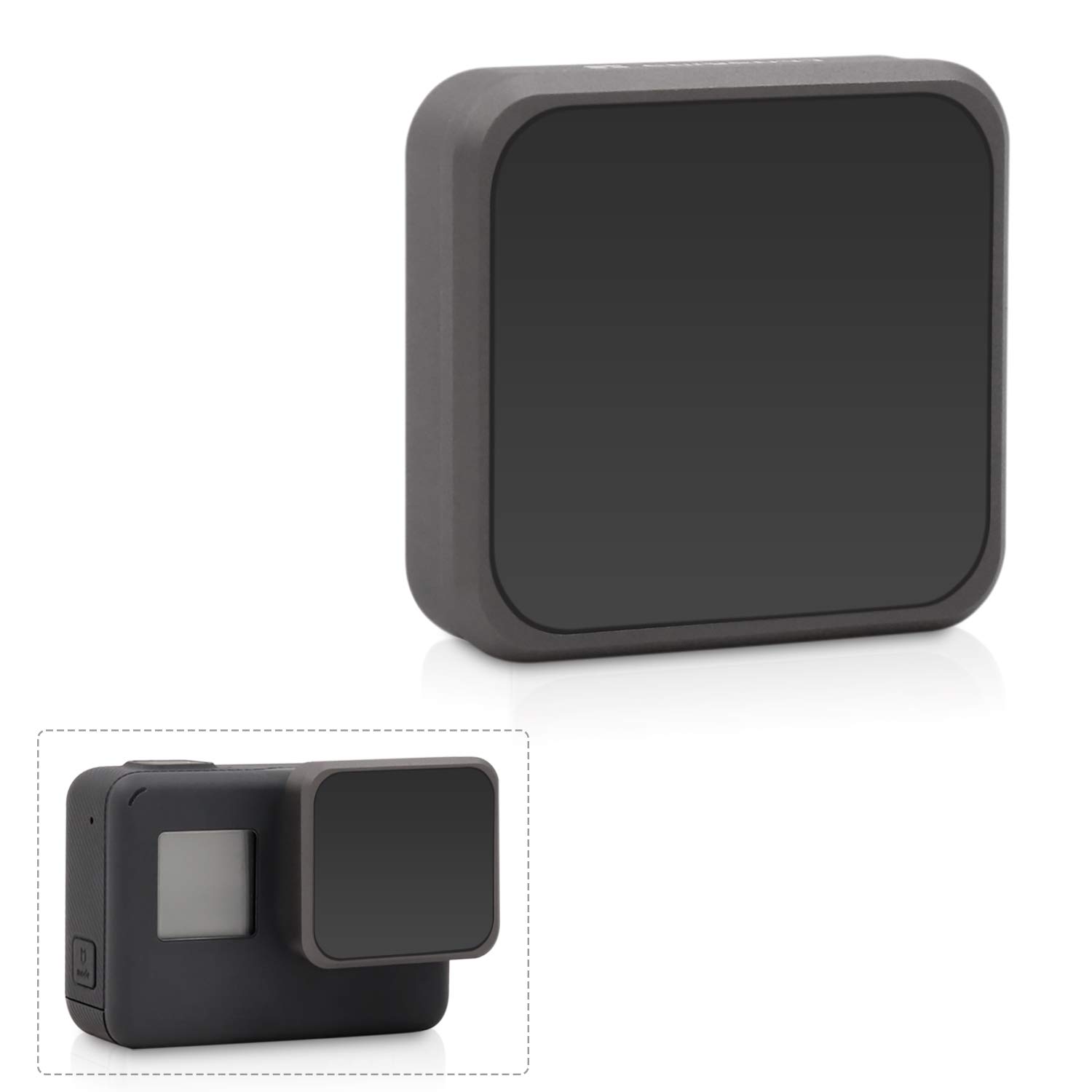 ND32 Filter for GoPro Hero 7 Black/Hero 6 Black/Hero 5 Black, Japanese AGC Optical Glass, 18-Layer Multi-Resistant Coated, Push-on Mounted, Weather-Sealed with Lens Cloth