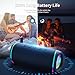 Bluetooth Speaker with HD Sound, Portable Wireless, IPX5 Waterproof, Up to 20H Playtime, TWS Pairing, Bluetooth 5.3, for Home, Party, Beach, Outdoor, Electronic Gadgets, Birthday Gift (Black)