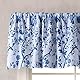 Laura Ashley Home - Volant aus Baumwolle, stilvolle und leichte Fensterbehandlung für Heimdekoration (Charlotte Blue, 218,4 x 38,1 cm)