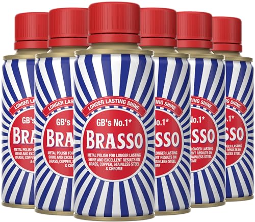 Brasso Metal Polish, 175 ml (Pack of 6)