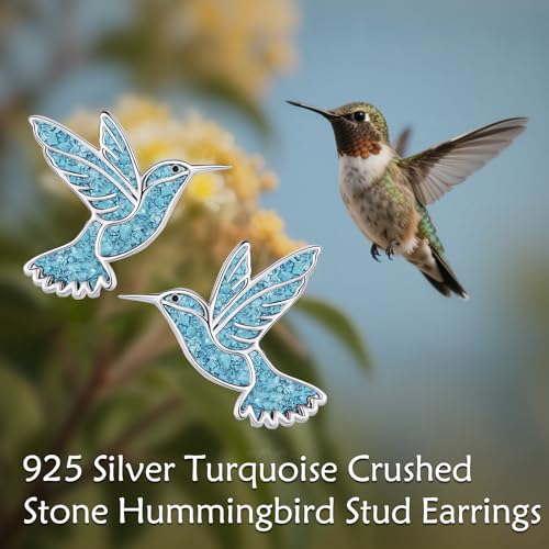 Image of Animal Stud Earrings 925 Sterling Silver Elephant /Unicorn /Chicken /Flamingo /Highland Cow /Hummingbird Earrings Animal Jewelry Gifts for Women