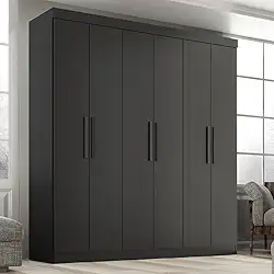 Guarda Roupa Casal Lisboa 6 Portas 2 Gav Onix