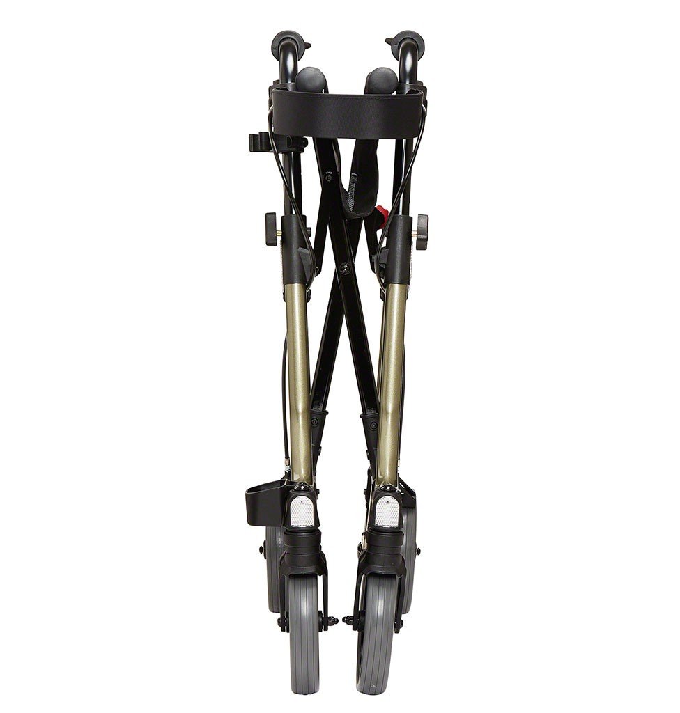 Dietz Taima M-GT Leichtgewichtrollator aus Aluminium mit Rückengurt und Tasche und nur 5,8 kg Eigengewicht