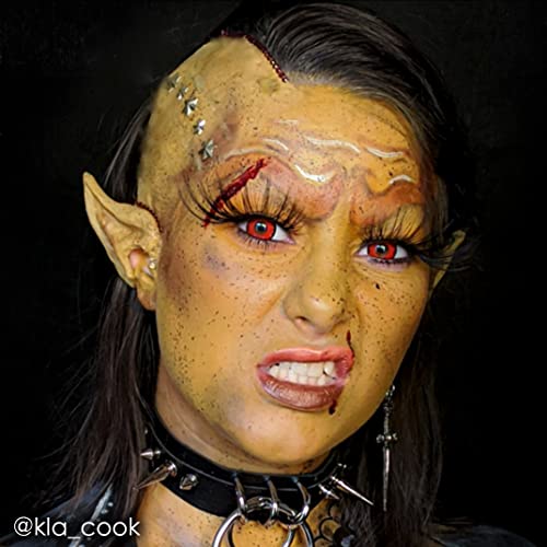 Image of Mehron Makeup Paradise Makeup AQ Refill Size | Stage & Screen Performance, Face & Body Painting, Beauty, Cosplay, and Halloween | Water Activated Face Paint, Body Paint .25 oz (7 ml) (DIJON)