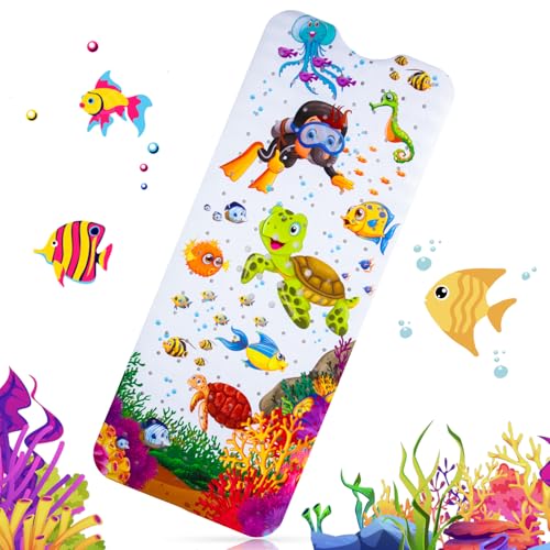 Zosenyer Duschmatte rutschfest, 100x40cm Antirutschmatte Badewanne...