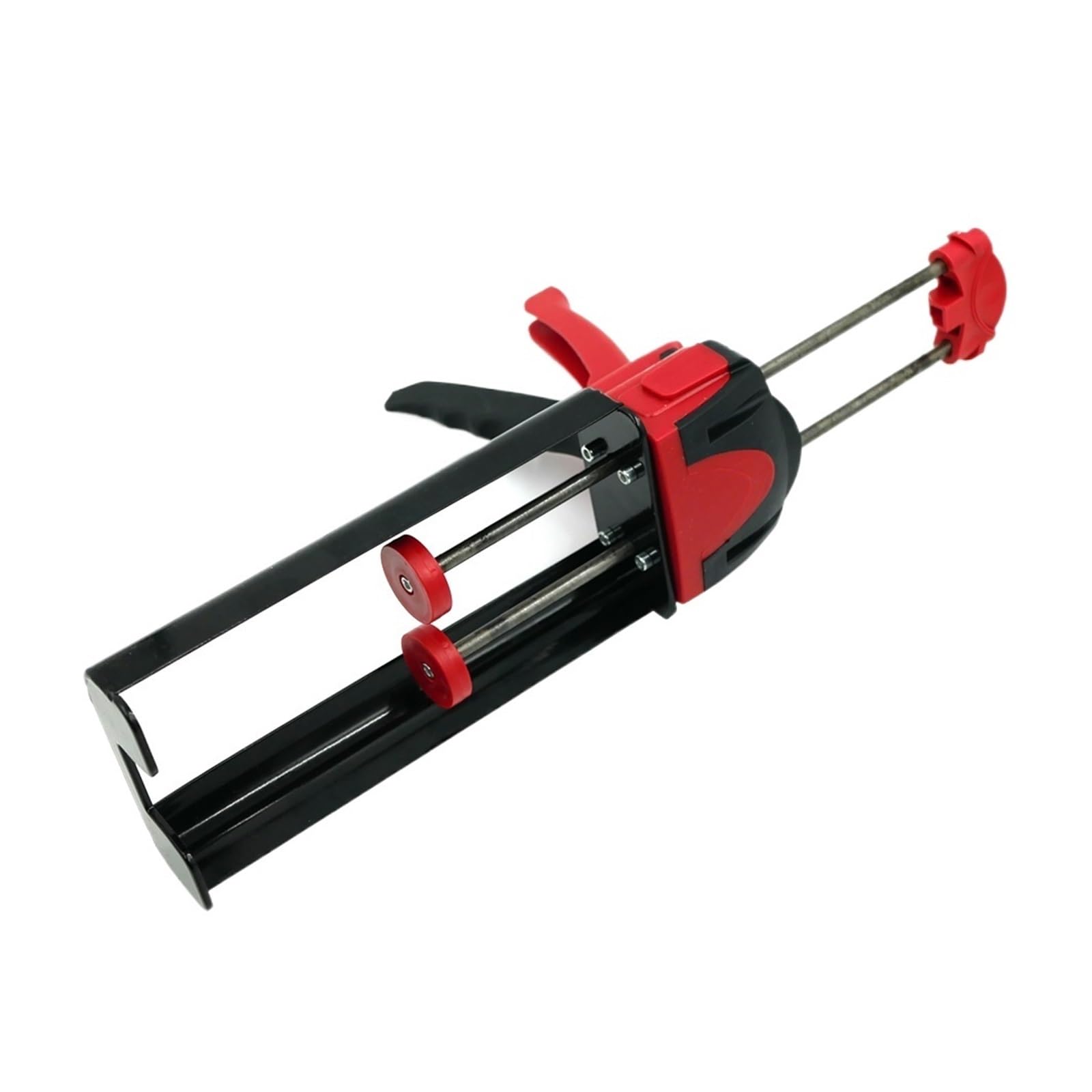 Pistola para calafatear de Doble cañón Pistola de Cartucho de Doble componente de 600 ml for calafatear Aplicador de Pistola de Cartucho de Doble componente de Acero de Dos componentes