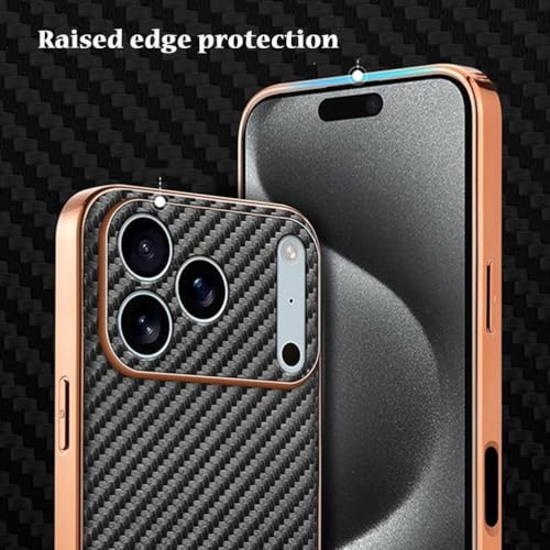 Coque ultra fine iPhone 17 Pro Max texture carbone avec bloc caméra surélevé - 3