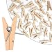 Push Pin Clips - 30 Paper Clips with Pin for Documents/Artworks/School Projects/Photos/Notes/Papers/Cork Board/Bulletin Board - No Holes for The Paper