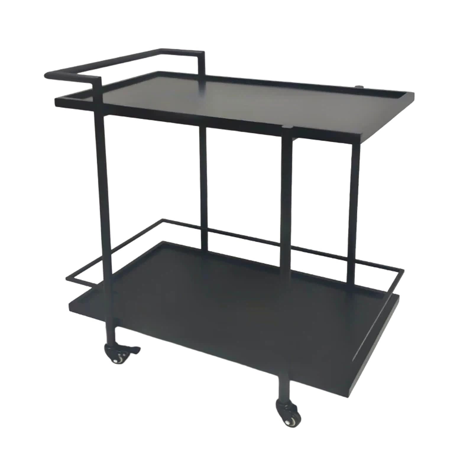 Pranzo Mobile bar a 2 livelli e carrello da tè for catering mobile