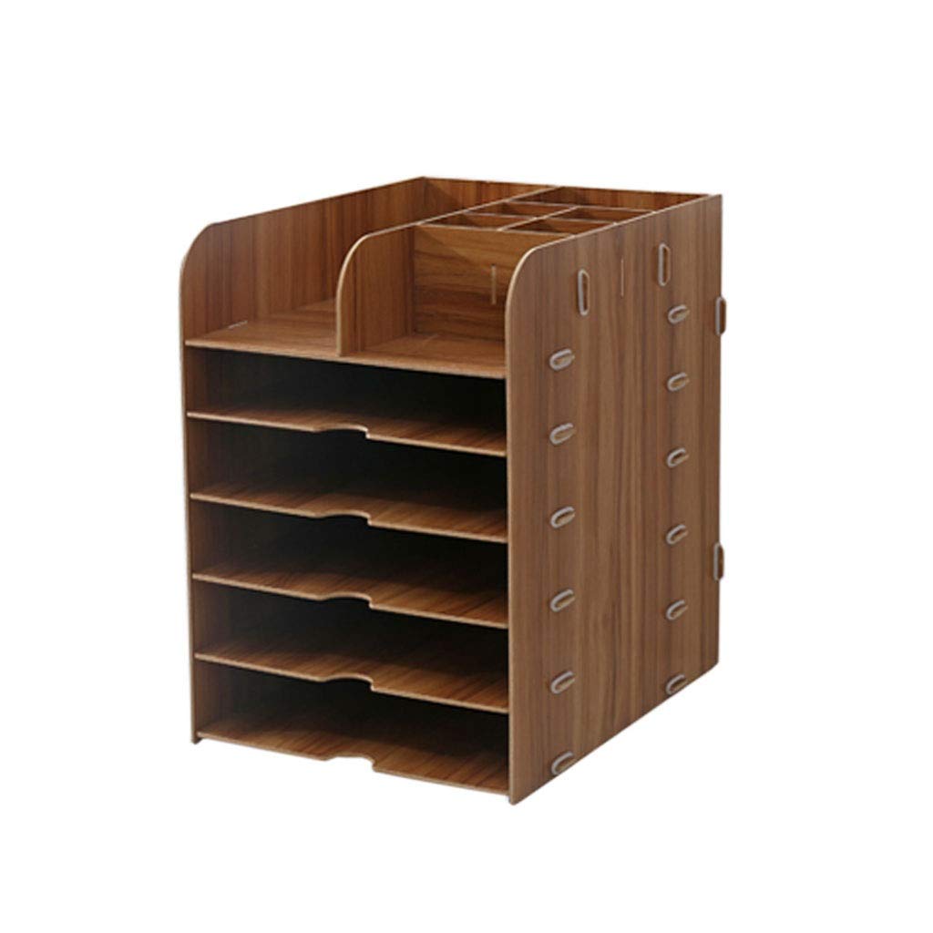 Portadocumenti da Scrivania Cartella in legno multistrato Cartella di archiviazione Forniture per ufficio per ufficio Cancelleria Sundries Sundries Cassetto Cabinetto Armadio Vaschetta Portacorrispond
