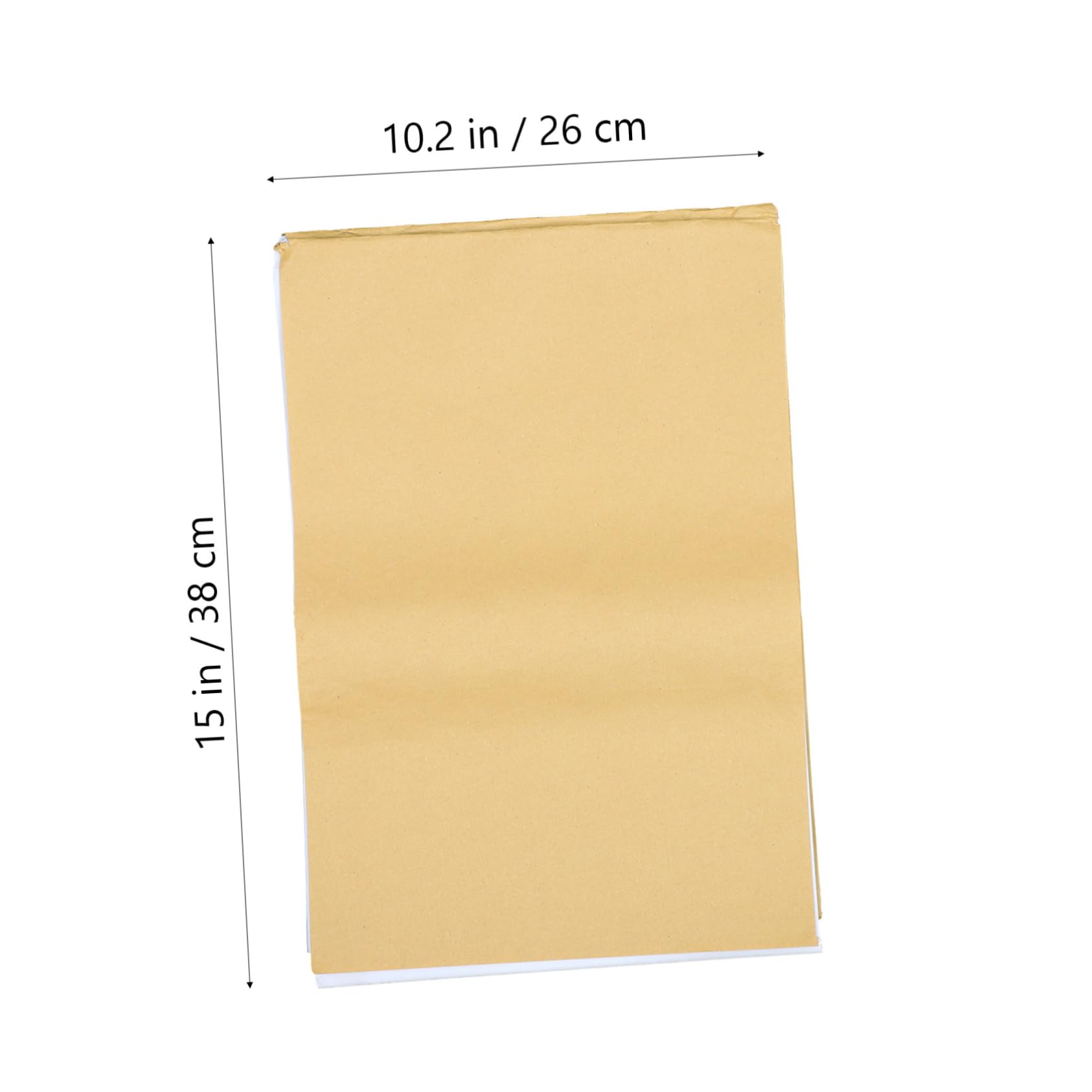 IWOWHERO Paper 500pcs Wrapping Tissue Papers Craft Semi-Transparent for Packing