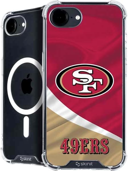 Skinit Phone Case Compatible with MagSafe iPhone 16e - Officially Licensed NFL San Francisco 49ers Design