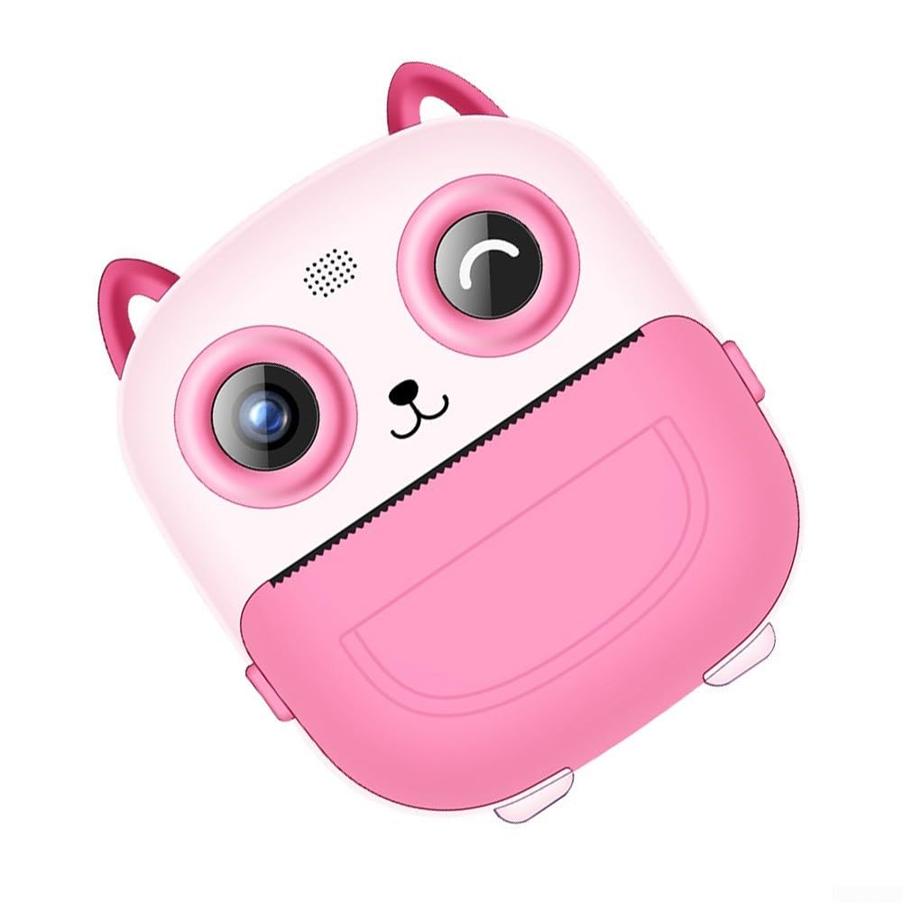 Cámara digital para niños, para impresión térmica instantánea (1080P HD) con especificaciones de voz AI para fotografía creativa de desarrollo y juego (azul)