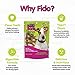 Fido - Belly Bones for Dogs, Yogurt Flavored Small Dog Dental Treats - 13 Treats Per Pack (3 Pack) - Made in USA, Plaque & Tartar Control, for Fresh Breath and Digestive Health Support
