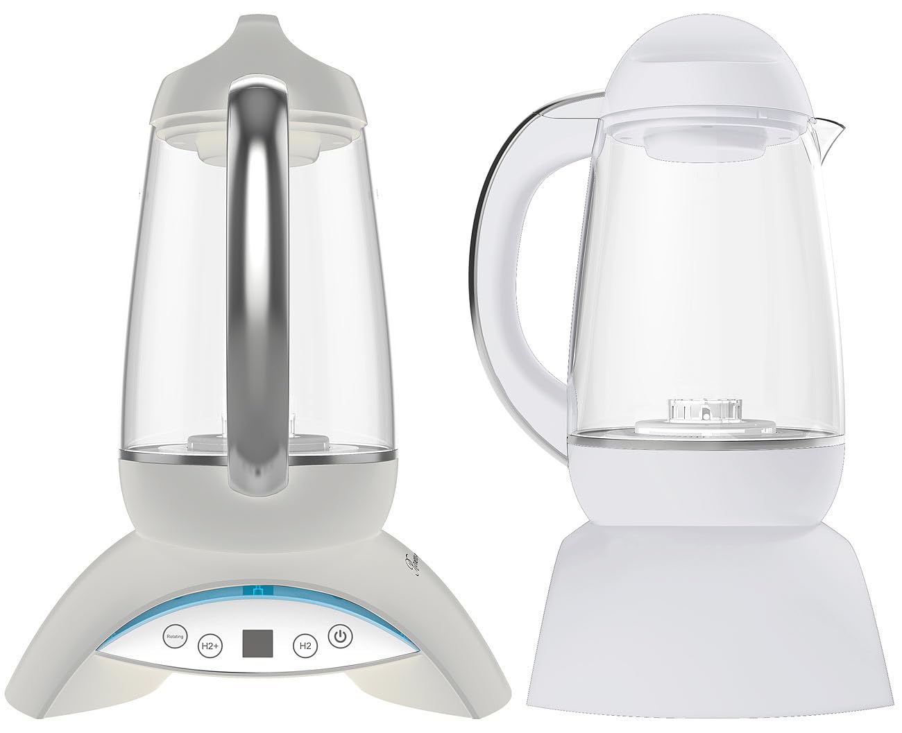 Rosenstein & Söhne Wasserstoff-Ionisator 2 Liter LCD-Display 2 Stufen Wasseraufbereitung