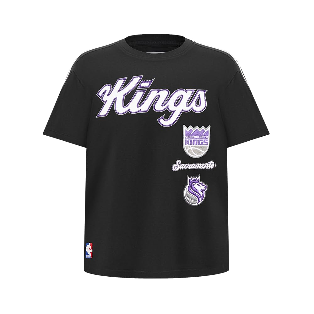 Camiseta NBA retro negra de manga corta talla M para moda urbana juvenil 6