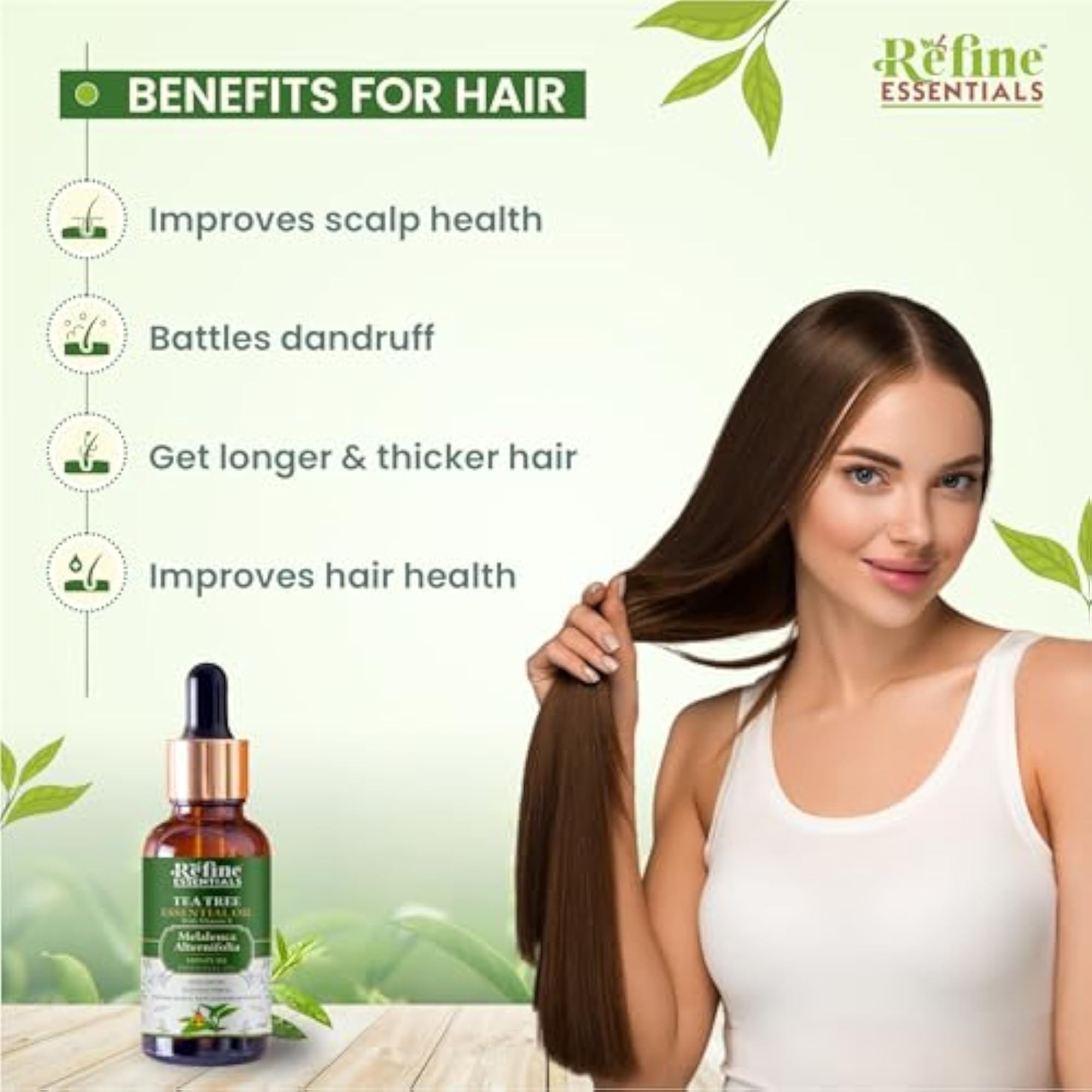 Tea Tree Oil with Vitamin E, Skin & Hair Care