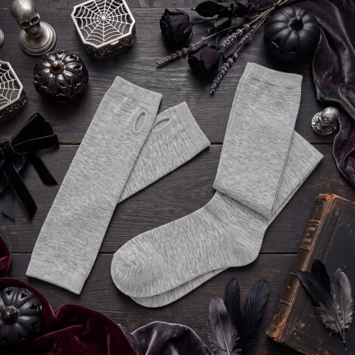 Image of Geyoga Arm Warmers Leg Warmers Striped Thigh High Socks Fingerless Gloves Stockings Christmas Halloween