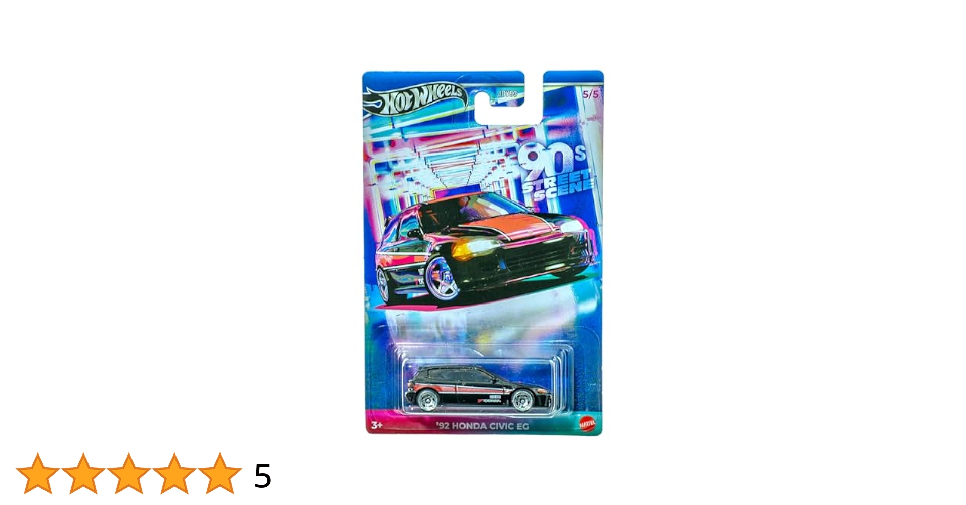 Amazon.com: Hot Wheels 92 Honda Civic EG 90s Street Scene 5