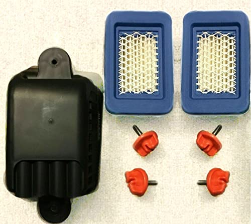 A232001780 / A226000032 / A235000380 Set Of 1 Air Filter 1 Cover & 2 Screws Fits Backpack Blower Models EB600RT PB-580H PB-580T + (Free Two E-books)