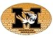 Missouri Tigers Oval Repeat Design Magnet-Mizzou Magnet-New for 2016