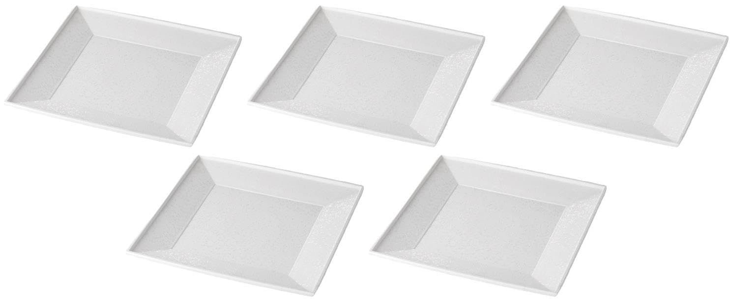 青磁 角皿 5枚組 希少 深川製磁 青磁角皿 5枚揃い -